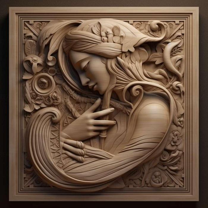 نموذج ثلاثي الأبعاد لآلة CNC 3D Art 